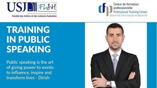 Training in Public speaking 